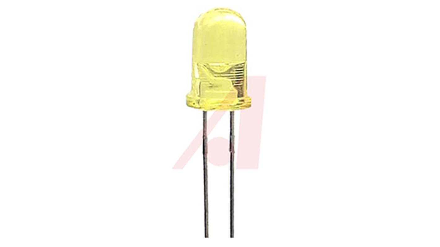 Lumex2.5 V Yellow LED 5mm Through Hole, SSL-LX5093YT