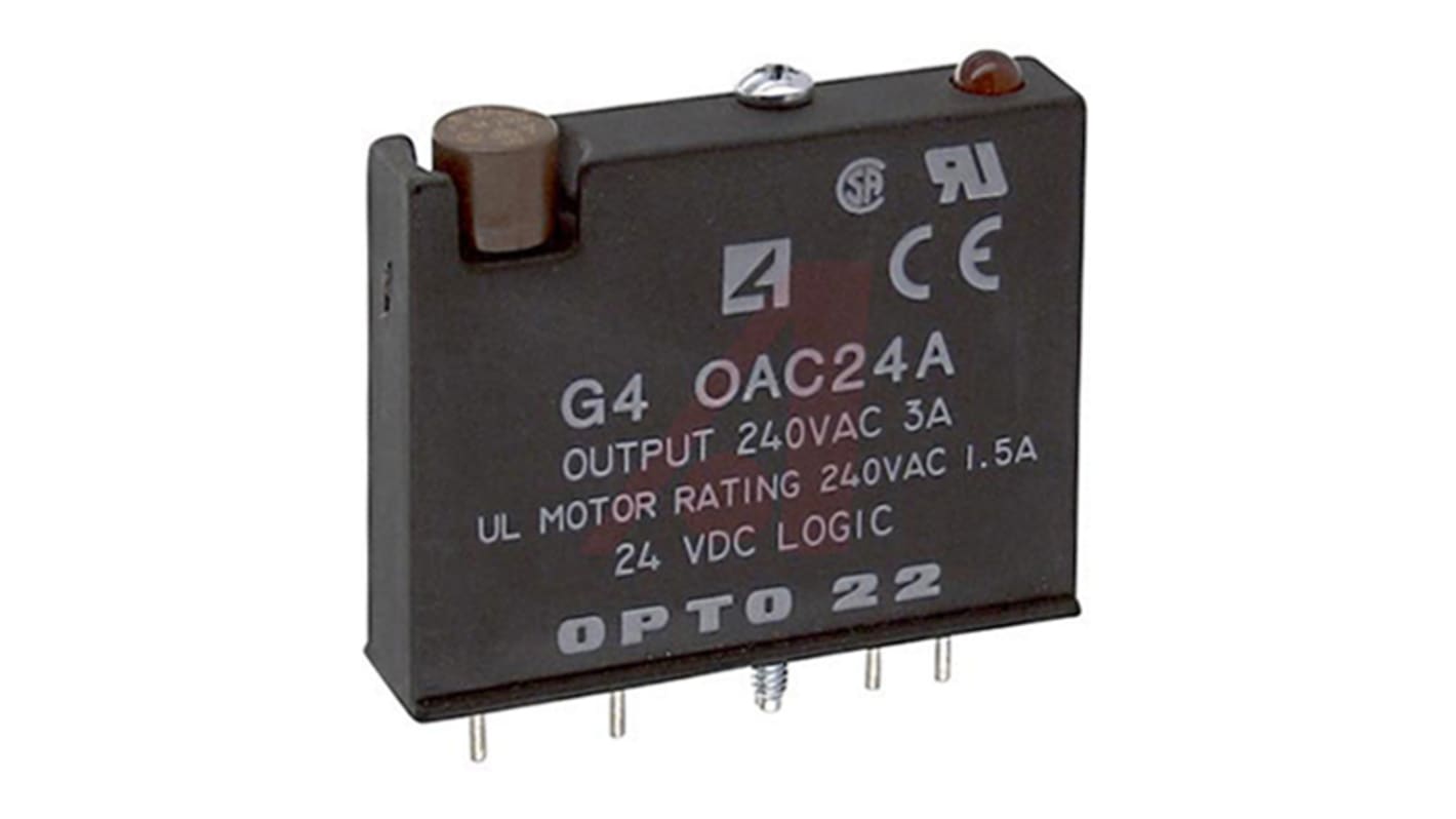 Opto 22 SNAP Series PLC I/O Module, Digital, Digital AC Voltage, 19.5 → 32 V dc