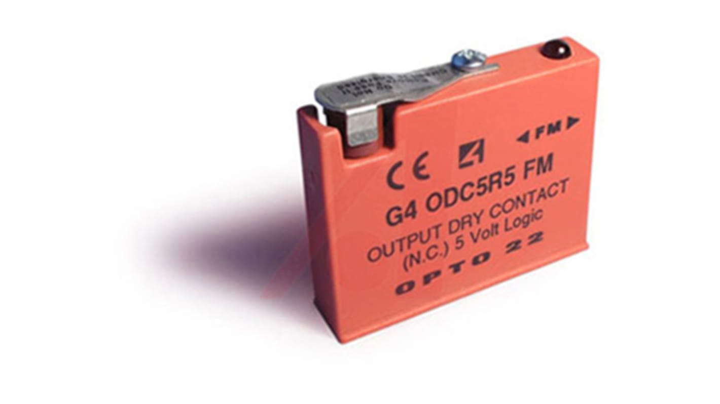 Opto 22 Rack, Snap-In Reed Relay, 5V dc Coil, SPST, 130V dc Max