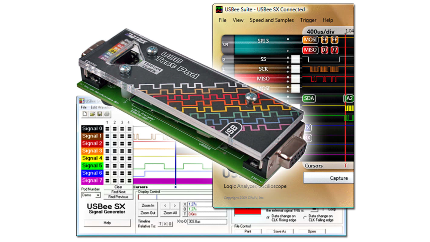 Matrix Technology Solutions Demonstration Board, E-blocks USBee SX Test Pod, EB070