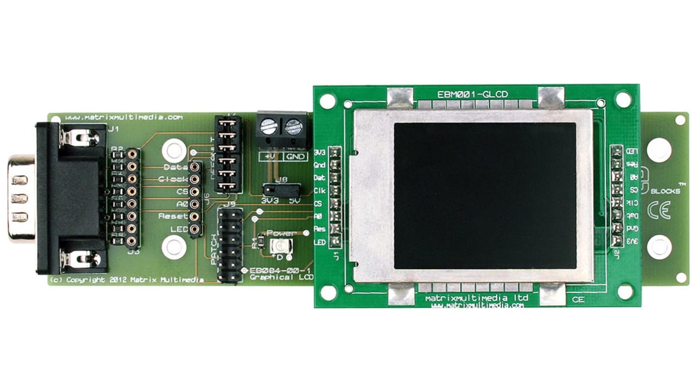 Matrix EB084, E-block gLCD 1.8in Colour LCD Display Module