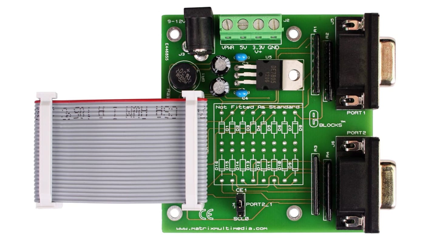 Matrix Technology Solutions E-block Interface Expansion Board for Raspberry Pi