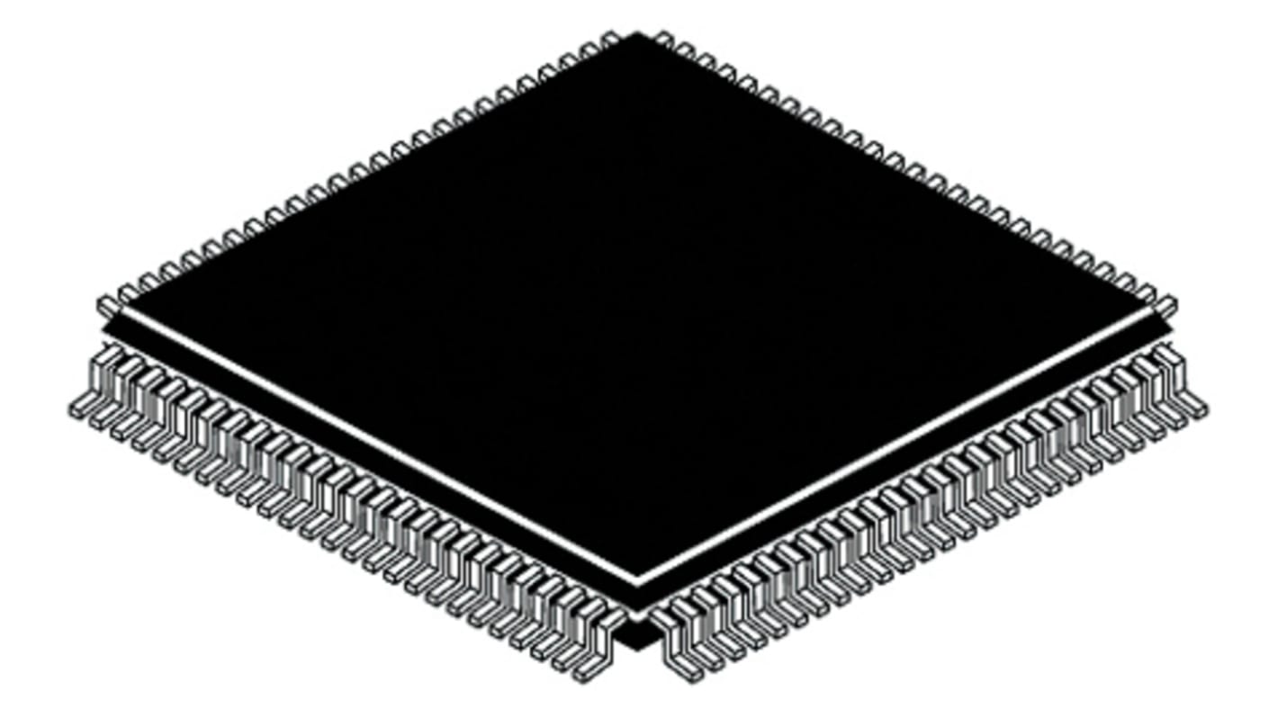 Microchip, 16bit PIC, PIC24FJ Microcontroller, 32MHz, 256 kB Flash, 100-Pin TQFP