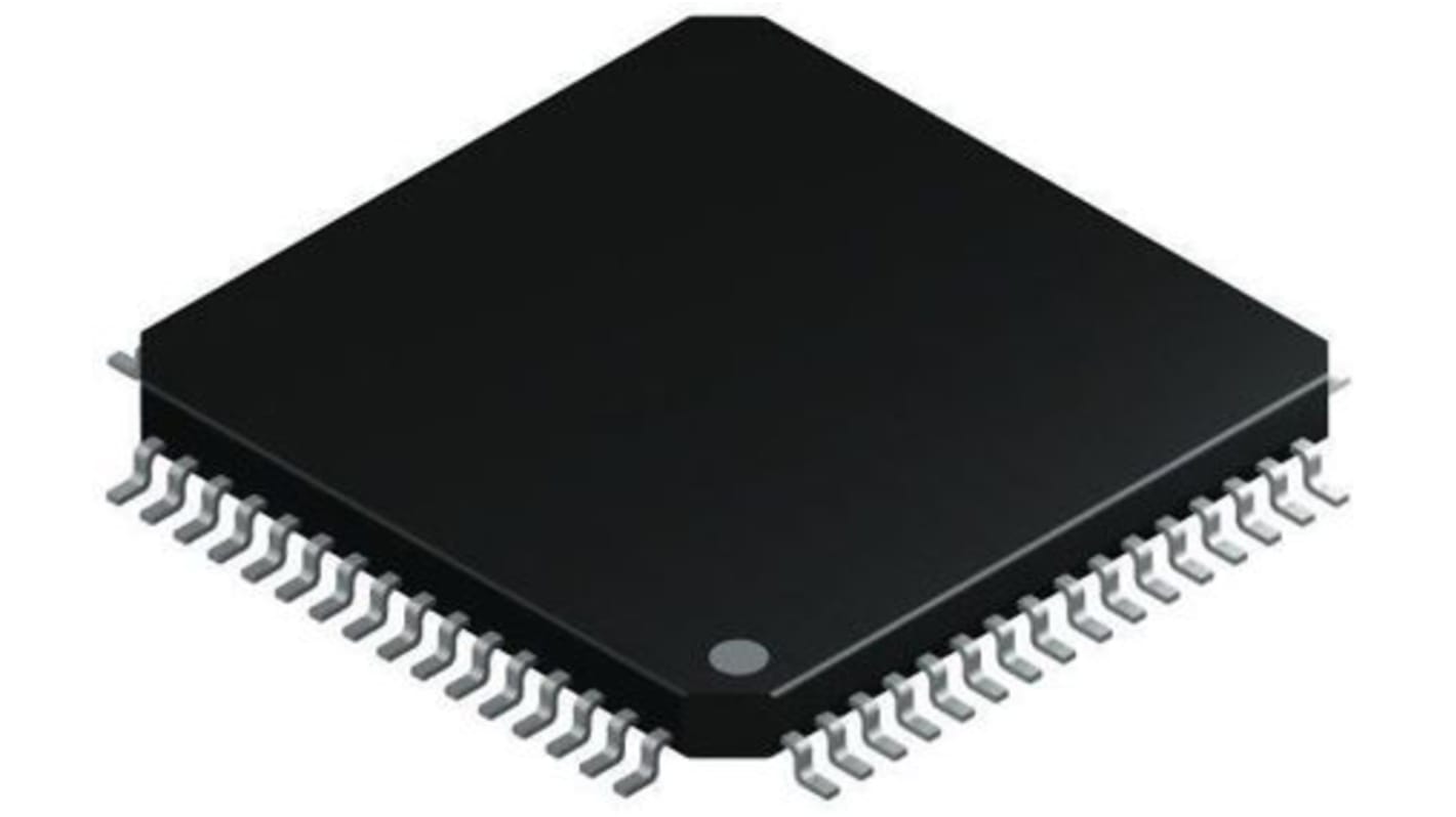 Microchip PIC32MX675F256H-80I/PT, 32bit PIC Microcontroller, PIC32MX, 80MHz, 12 kB, 256 kB Flash, 64-Pin TQFP
