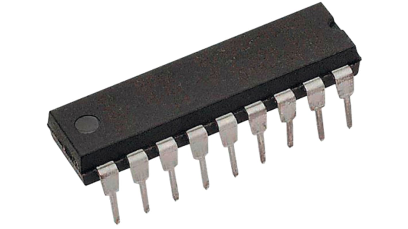 Microchip マイコン, PIC, 20MHz, 7.168 kB, 256 B, フラッシュ, 18-Pin PDIP