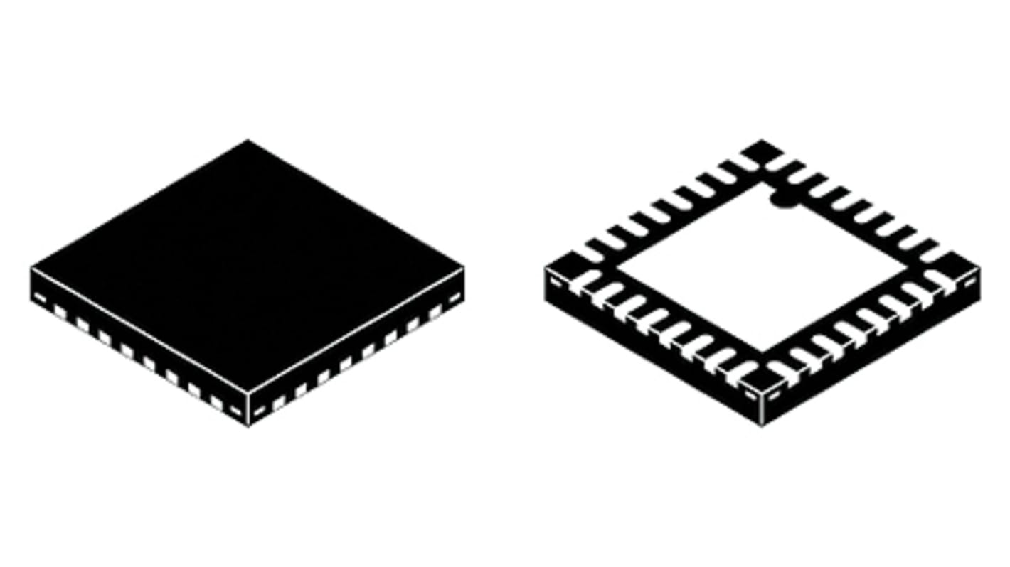 Microchip USB 收发器芯片 收发器 IC, 支持USB 2.0, 1个收发器, 32针, 480Mbps, 贴片安装, QFN, 9 x 9 x 0.85mm