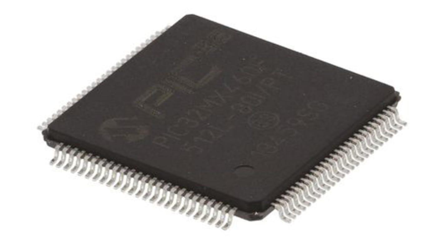 PIC32MX460F512L-80I/PT | Microchipマイコン, PIC, 80MHz, 512 PIC32MX460F512L-80I/PT | Microchipマイコン, PIC, 80MHz, 512