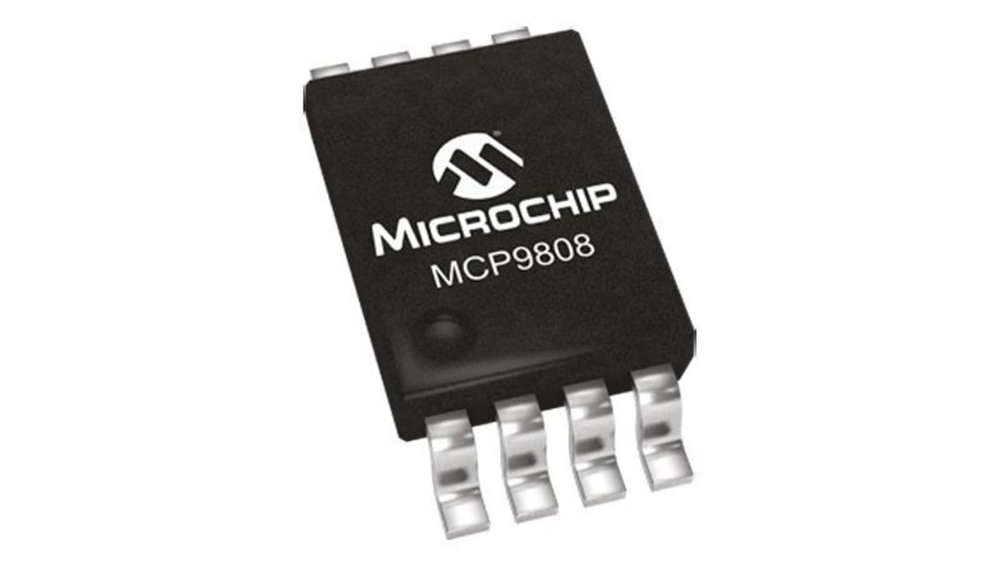 Microchip Temperature Converter, Digital Output, Surface Mount, Serial-I2C, SMBus, ±1°C, 8 Pins