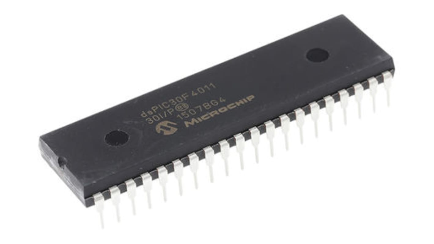 Microchip DSP芯片, 40引脚, PDIP封装, 2通道UART, 2.048 kB RAM, 30MIPS