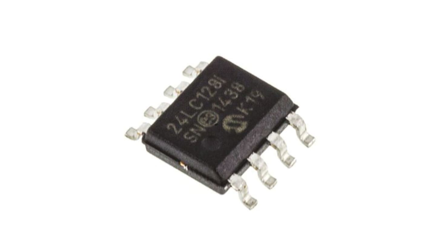 Pamięć szeregowa EEPROM Montaż powierzchniowy 128kbit 8-pinowy SOIC 16K x 8 bitów
