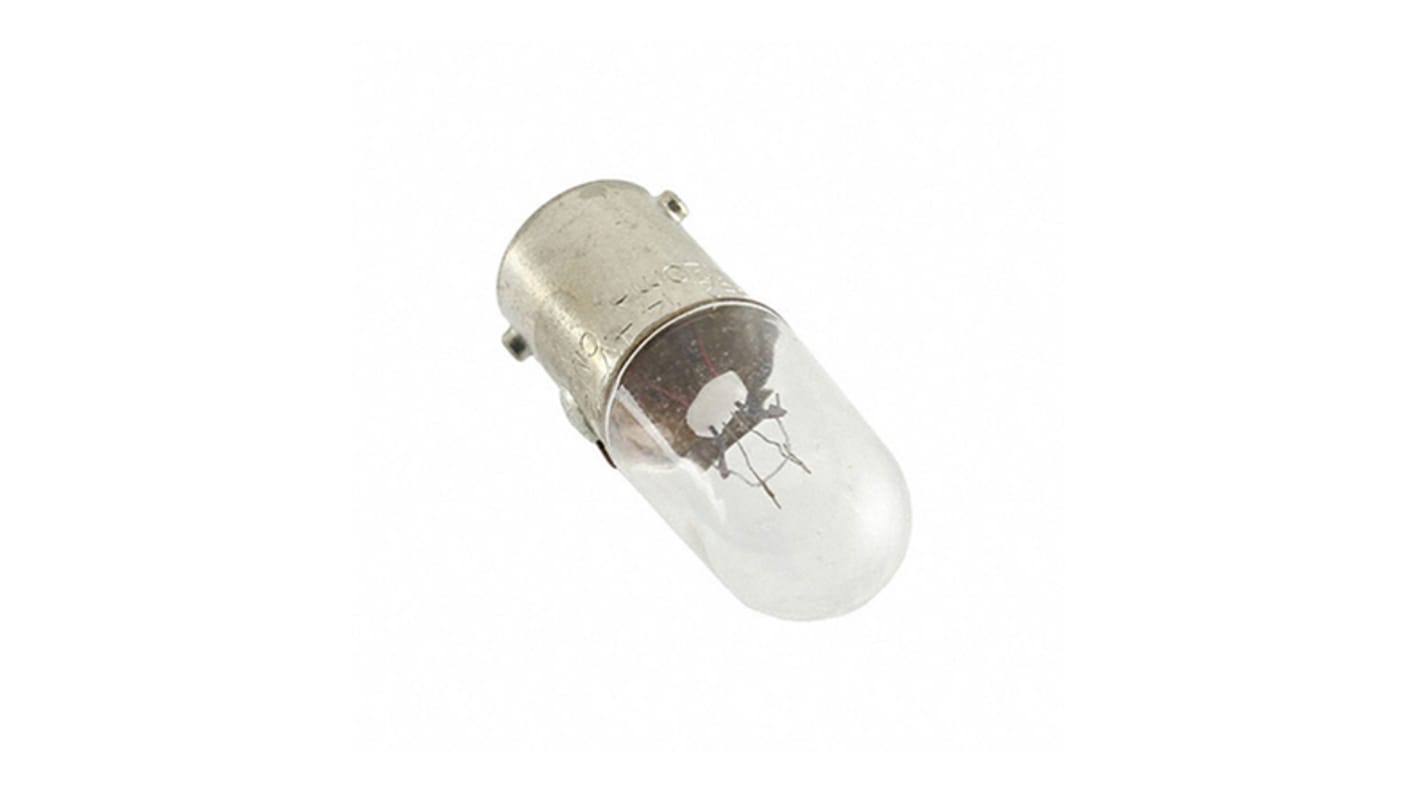 VCC Miniature Bayonet Indicator Light, 14.4 V, 120 mA, 1000h