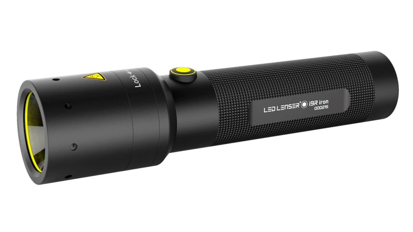 LEDLENSER i9R LED LED Torch Black - Rechargeable 400 lm, 158 mm