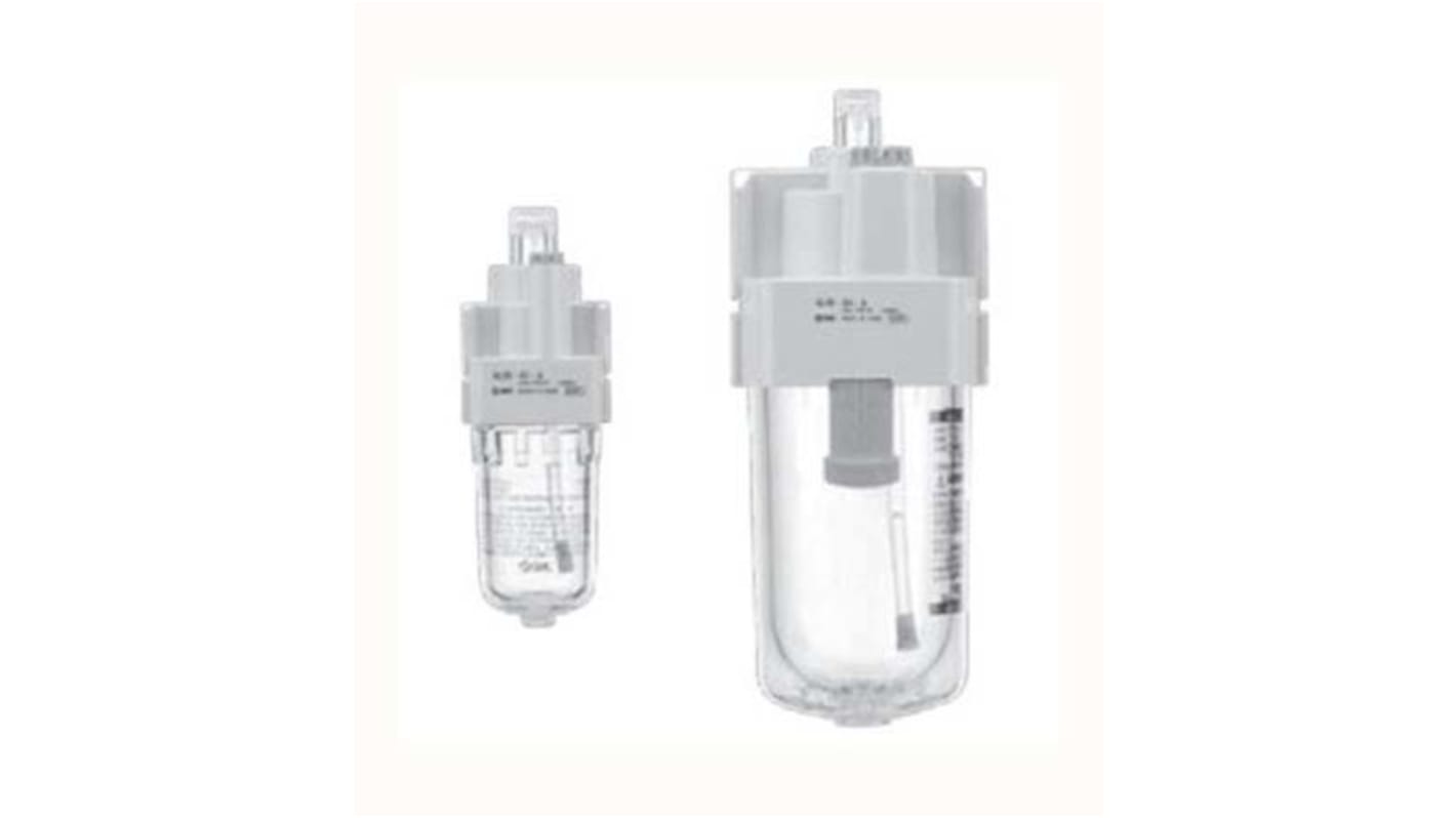 SMC AW 5μm Filterregler, Anschluss G1/8 bis 10 bar