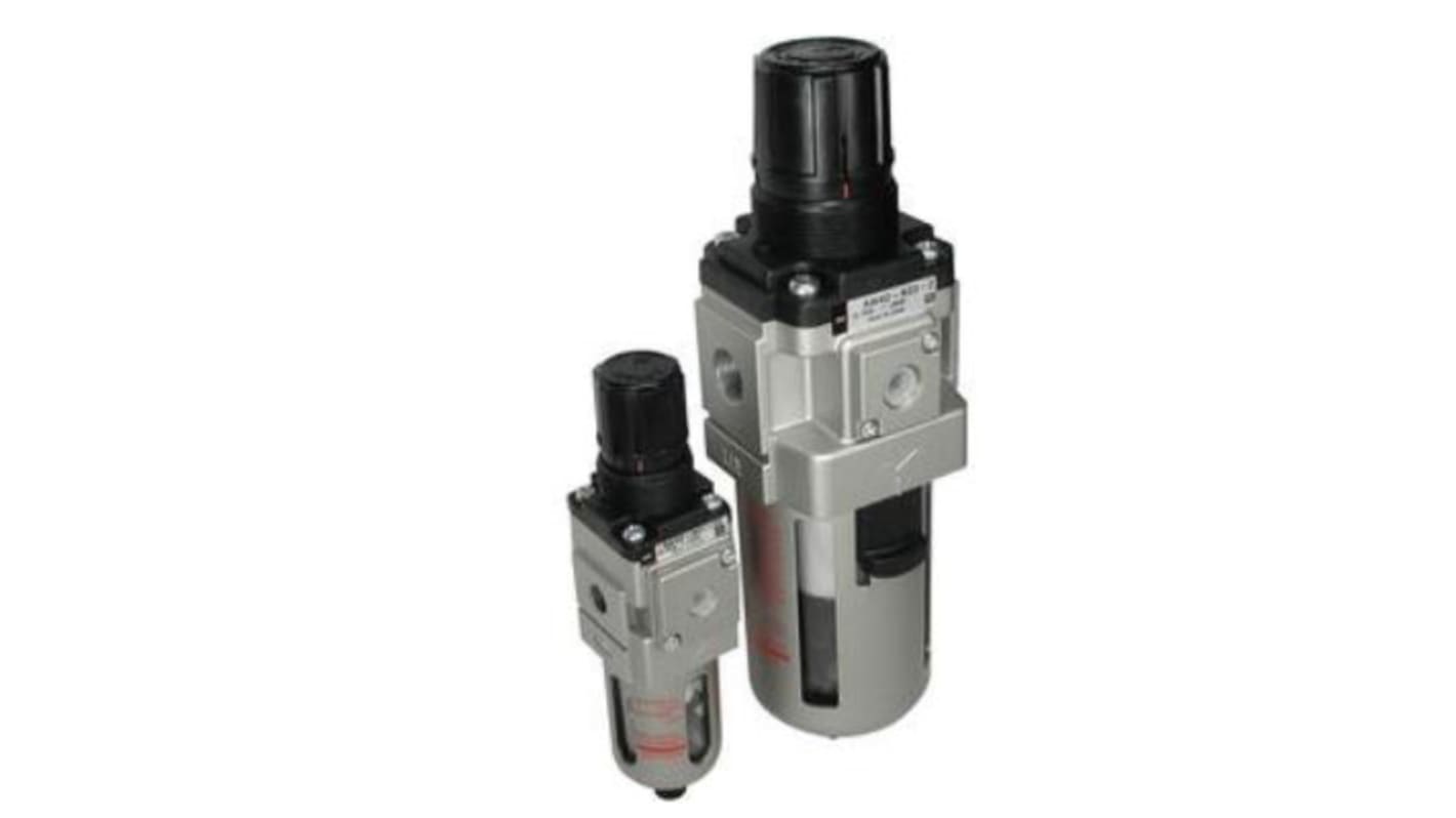 SMC AW 5μm Filterregler, Anschluss G1/4 bis 10 bar
