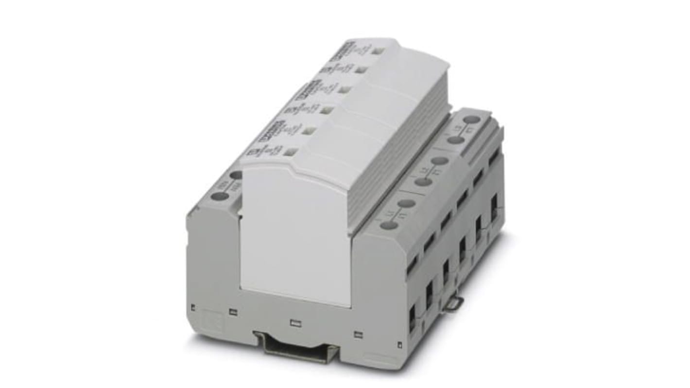 Phoenix Contact 3 Phase Surge Protector, 2kV, DIN Rail Mount