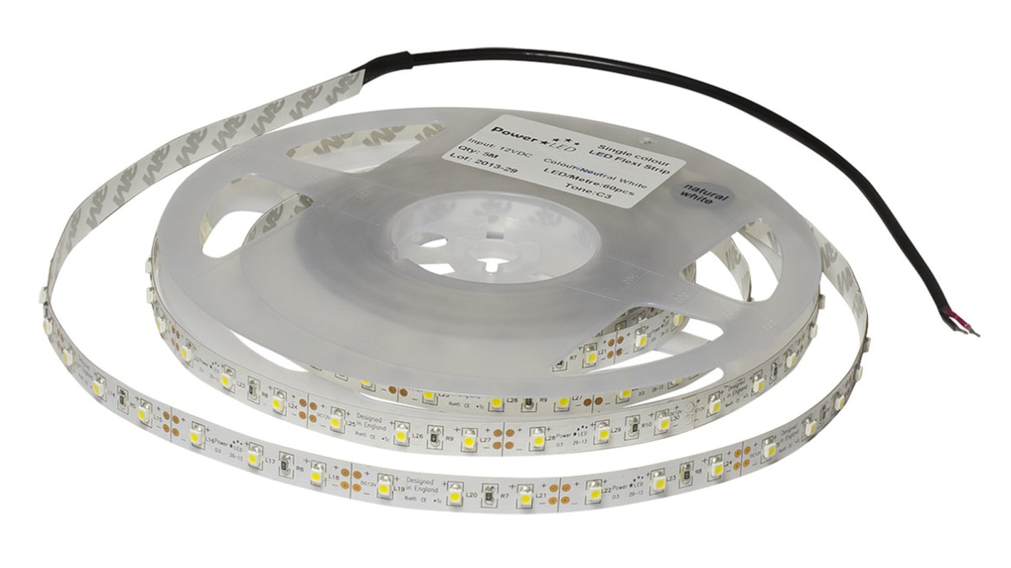 PowerLED Chromatic LED-Streifen 2400 → 2600K, Weiß 12V dc 60LEDs/M IP20