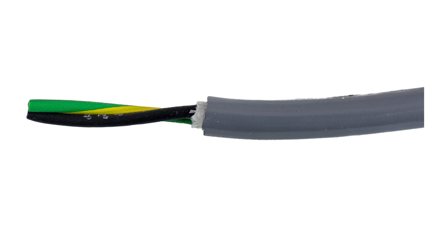 Cavo industriale multipolare non schermato a 2 cond. 0,33 mm², 22 AWG, 600 V, Ø4.37mm, L. 30m