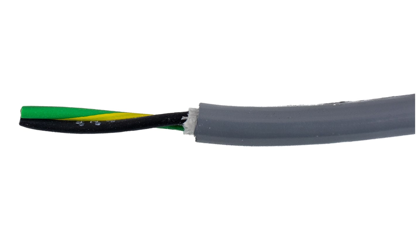 Alpha Wire Ecogen Ecoflex PUR ECO Steuerkabel, 2-adrig x 0,5 mm² Grau, 30m, 20 AWG,  ungeschirmt