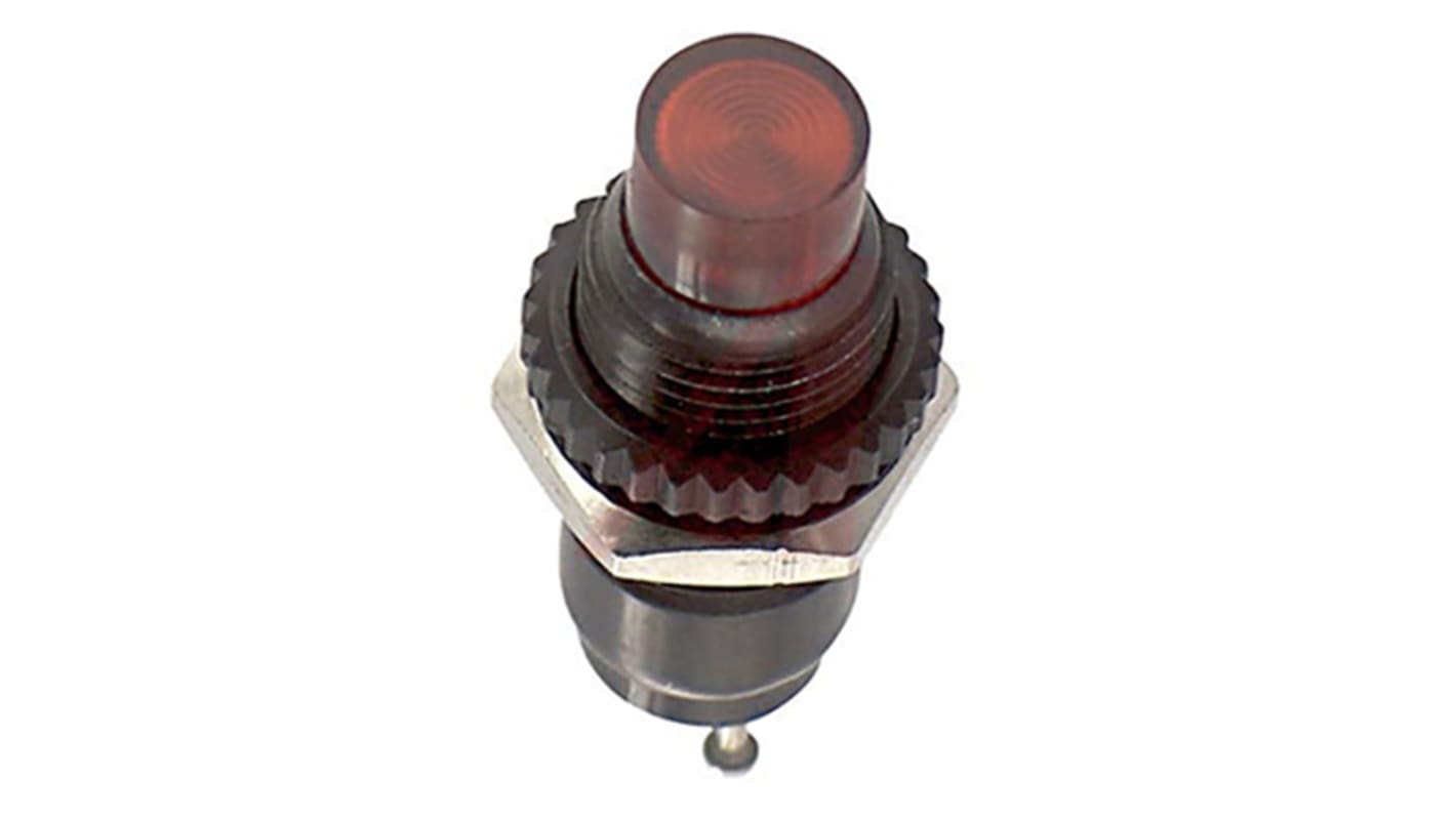 Dialight Red Indicator, 5V dc, 9.53mm Mounting Hole Size