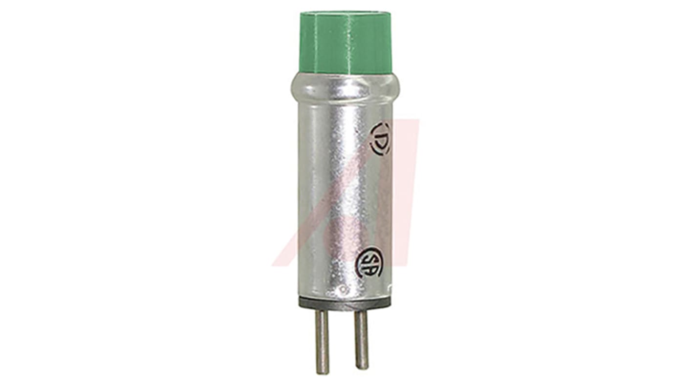 Dialight Green Indicator, 28V, 9.53mm Mounting Hole Size