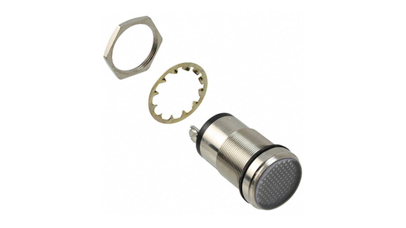 Dialight White Panel Mount Indicator, 24V dc, 25.4mm Mounting Hole Size, IP66