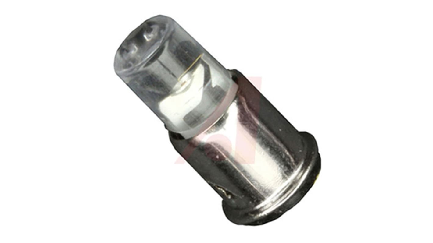 Dialight Red Visible LED, 28V dc, Midget Flange Base, 7.2mm Diameter, 775mcd