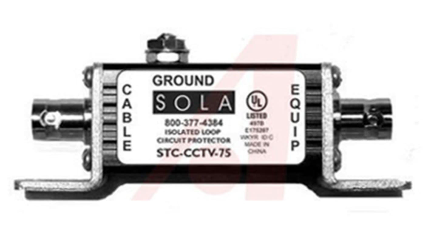 SolaHD, STC-CCTV Surge Protector 5 V Maximum Voltage Rating 20kA Maximum Surge Current Transient Voltage Suppressor