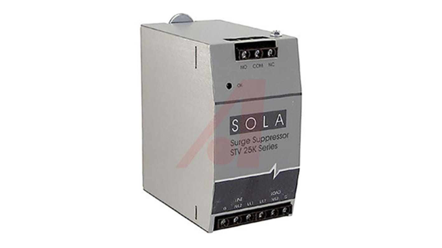 1 Phase Industrial Surge Protector, 50kA, 500 V, DIN Rail Mount