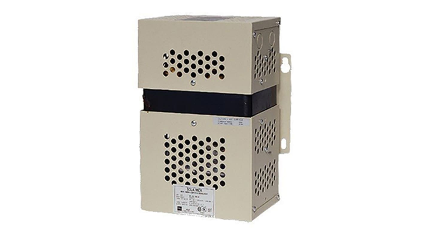 SolaHD Power Conditioner 120 V, 240 V Harmonic Filtering, Over Load, 3000VA Wire Lead, Panel Mount