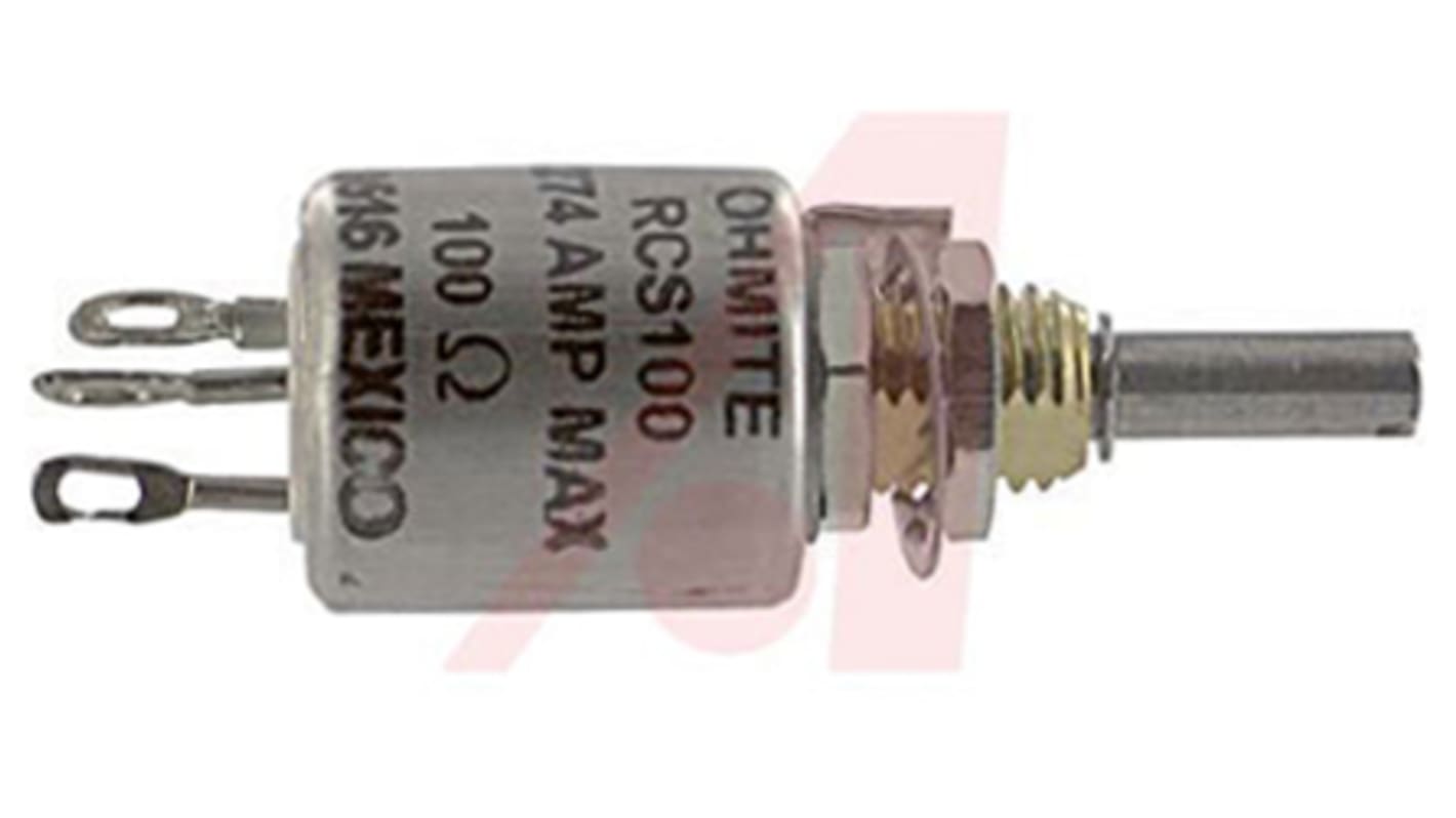 Arcol Ohmite 7.5W 100Ω Rheostat 0.270A, RCS100E