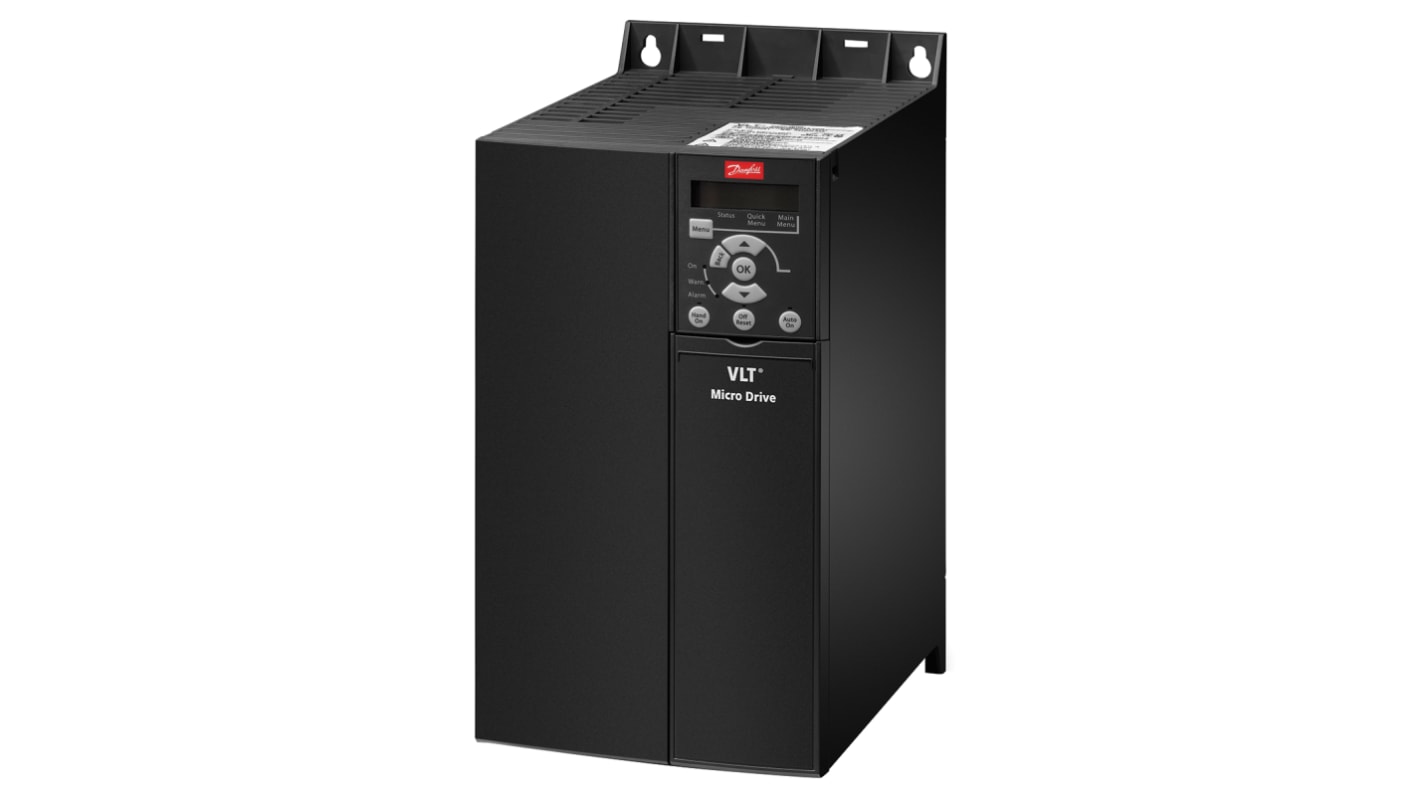 Danfoss 22 kW三相变频器, 400 V 交流, 43 A, 0 → 200 (VVC+ Mode) Hz, 0 → 400 (U/f Mode) Hz, 用于交流电动机, VLT FC51系列
