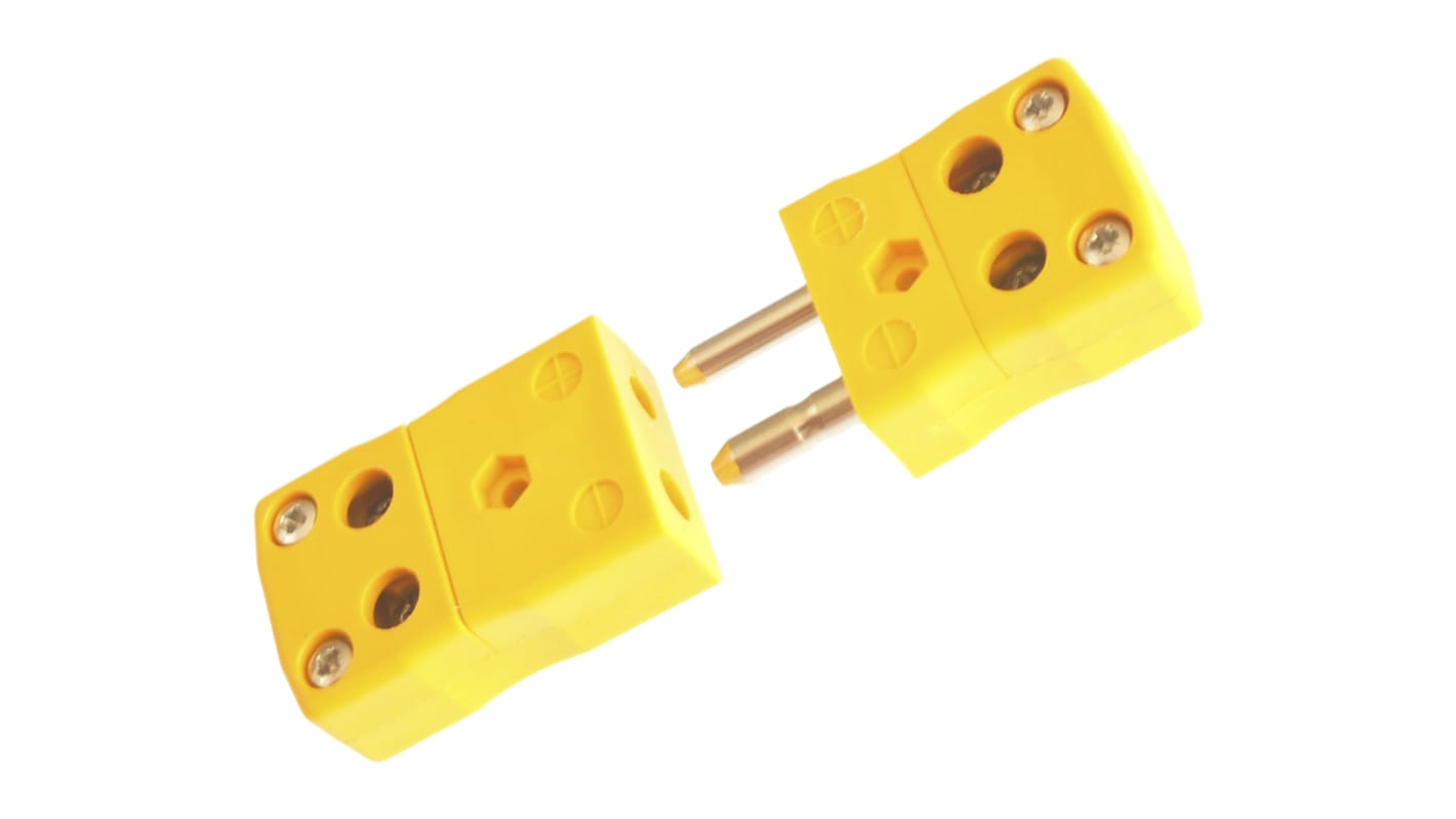 RS PRO, Standard Thermocouple Connector for Use with Type K Thermocouple, 6mm Probe, ANSI, RoHS Compliant Standard