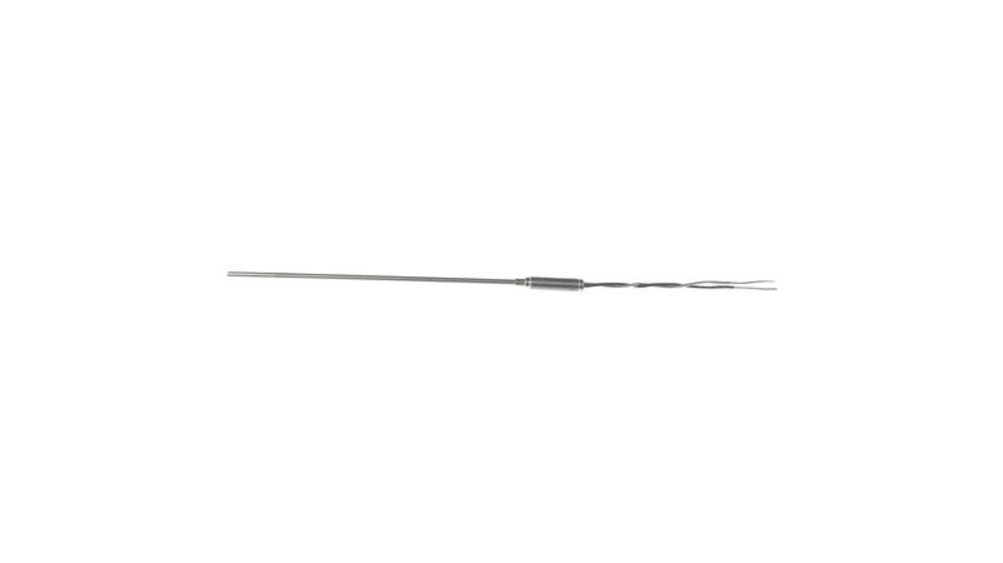 RS PRO Type T Mineral Insulated Thermocouple 1m Length, 1mm Diameter → +400°C