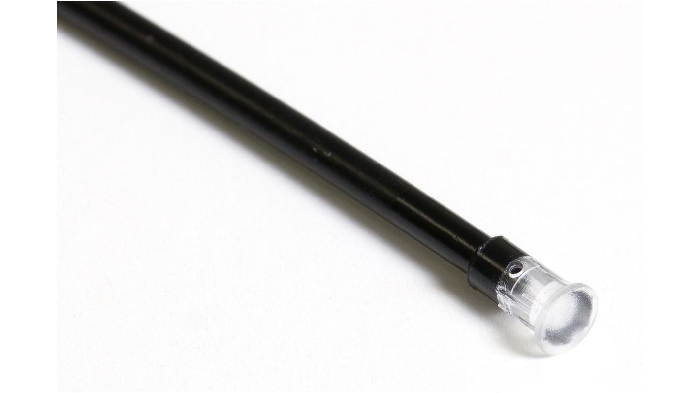 FLP25-10.0 Bivar, Panel Mount Flexible LED Light Pipe, Clear Round Lens