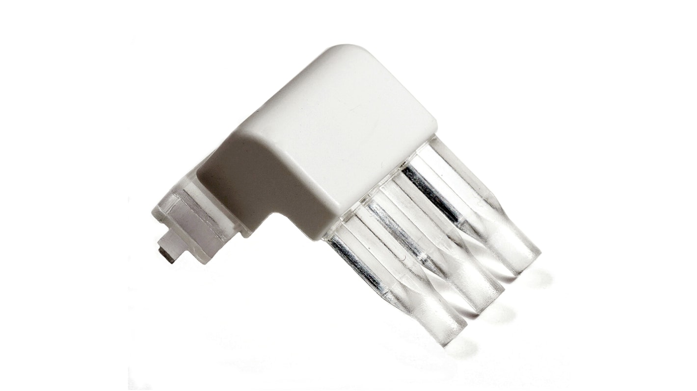 RLP3-200-500 Bivar, PCB Mounted 3-Way Right Angle LED Light Pipe, Clear Flat Lens