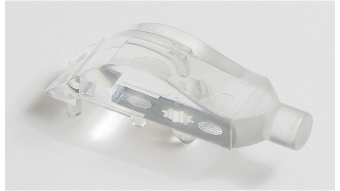 SLP3-300-100-R Bivar, PCB Mounted Right Angle LED Light Pipe, Clear Dome Lens