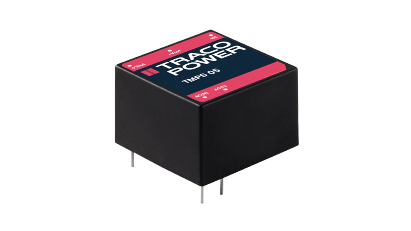 TRACOPOWER スイッチング電源 48V dc 135mA 5W