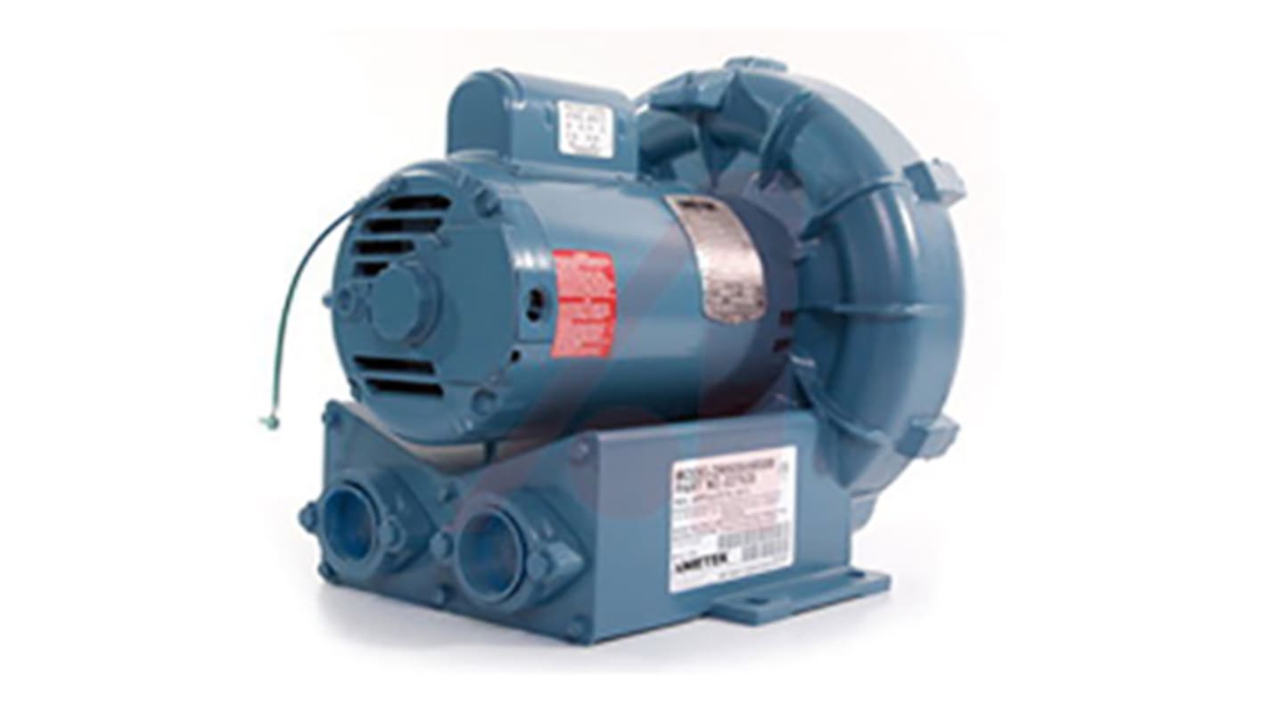 Ametek DR513 Series Regenerative Centrifugal Fan, 115 V ac, 230 V ac, 78scfm, AC Operation, 360 x 408 x 352.6mm