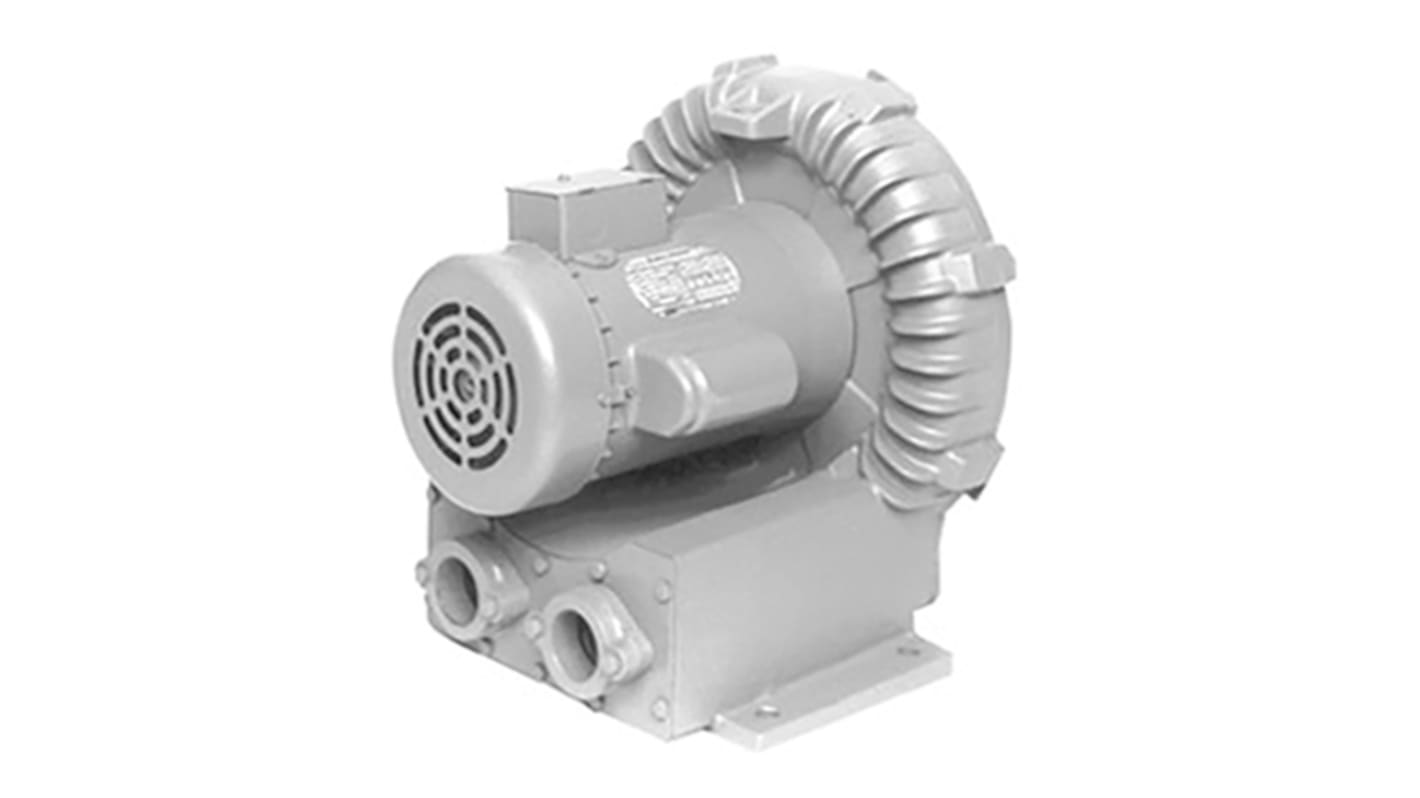 Ametek DR513 Series Regenerative Centrifugal Fan, 230 V ac, 460 V ac, 130.18m³/h, AC Operation, 360 x 408 x 352.6mm