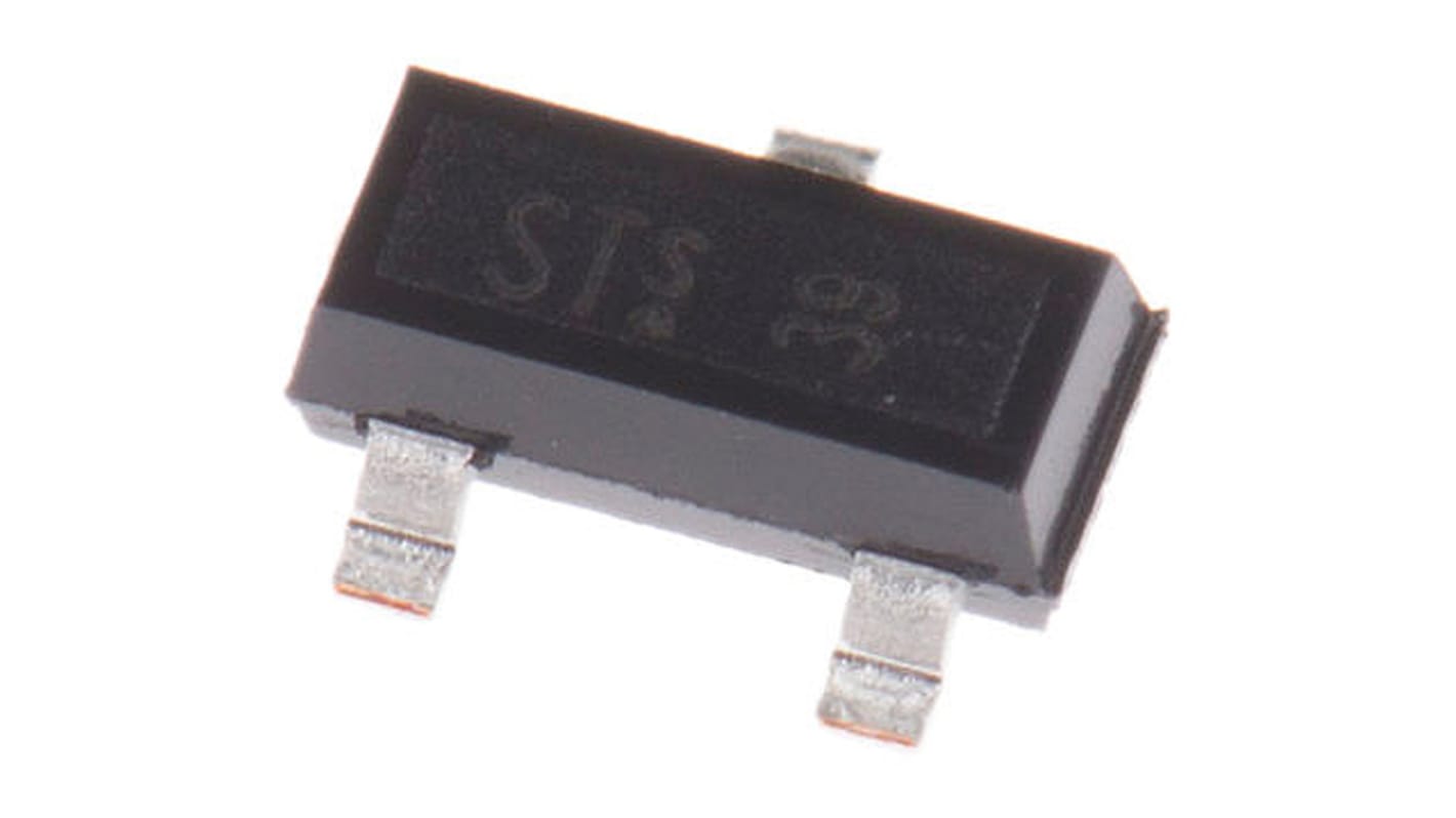 Transistor bipolar de RF, BFR106E6327HTSA1, NPN 210 mA 16 V SOT-23, 3 pines, 5 GHz, Simple