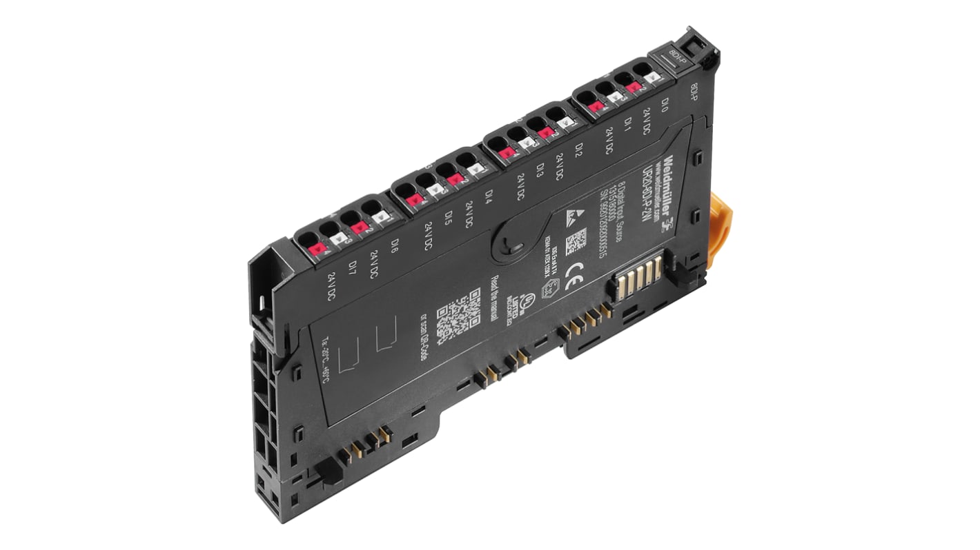 Módulo de E/S remoto Weidmuller NX, 24 V dc, 8 entradas tipo Tensión digital