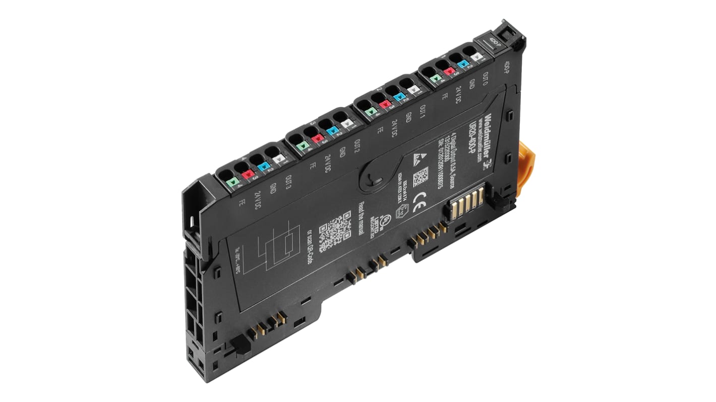 Módulo de E/S remoto Weidmuller NX, 24 V dc, 4 salidas tipo Digital
