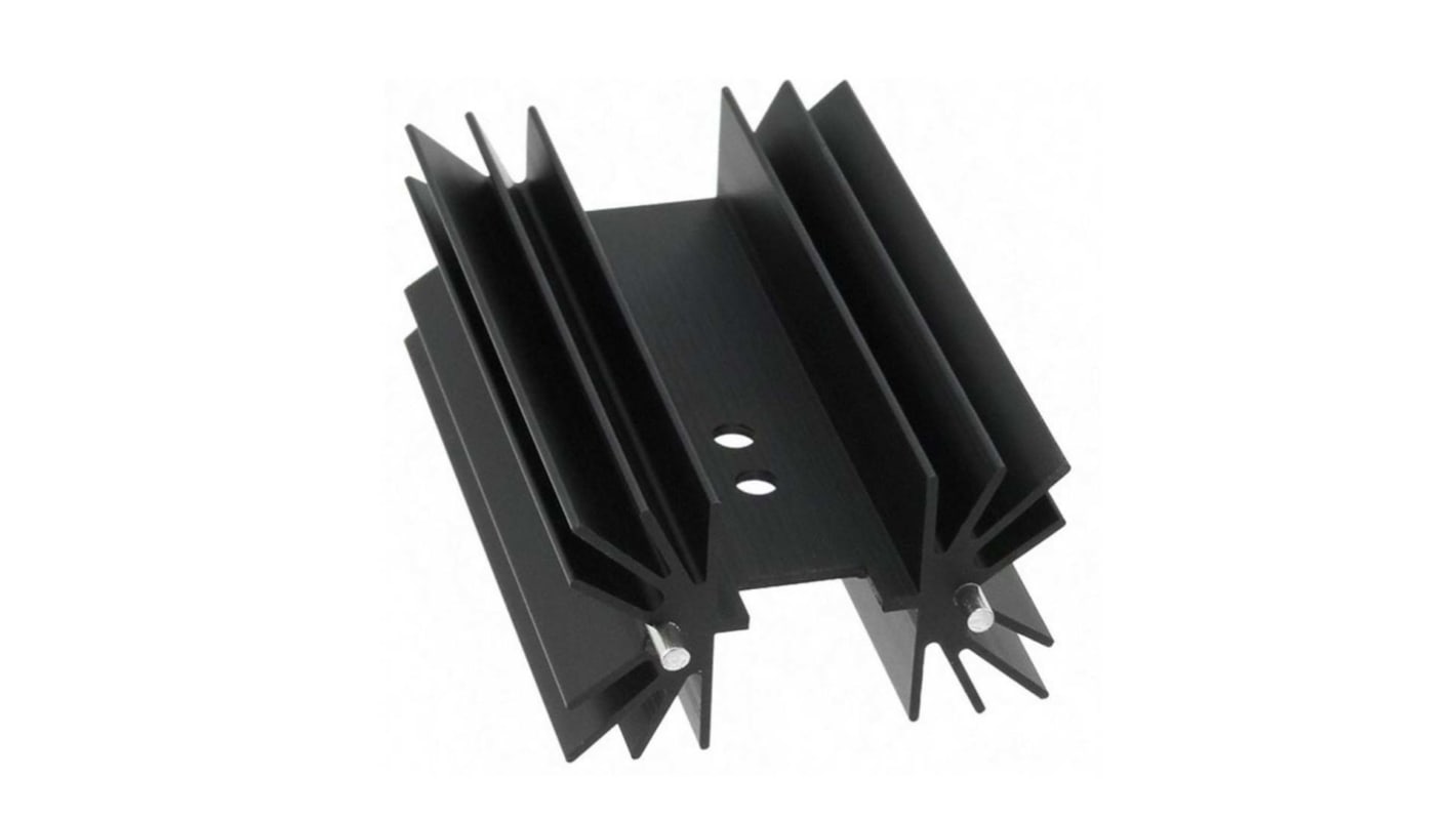 Ohmite Heatsink, TBH25, TCH35, TEH100, TEH70, 3°C/W, 41.6 x 25 x 63.5mm, Vertical