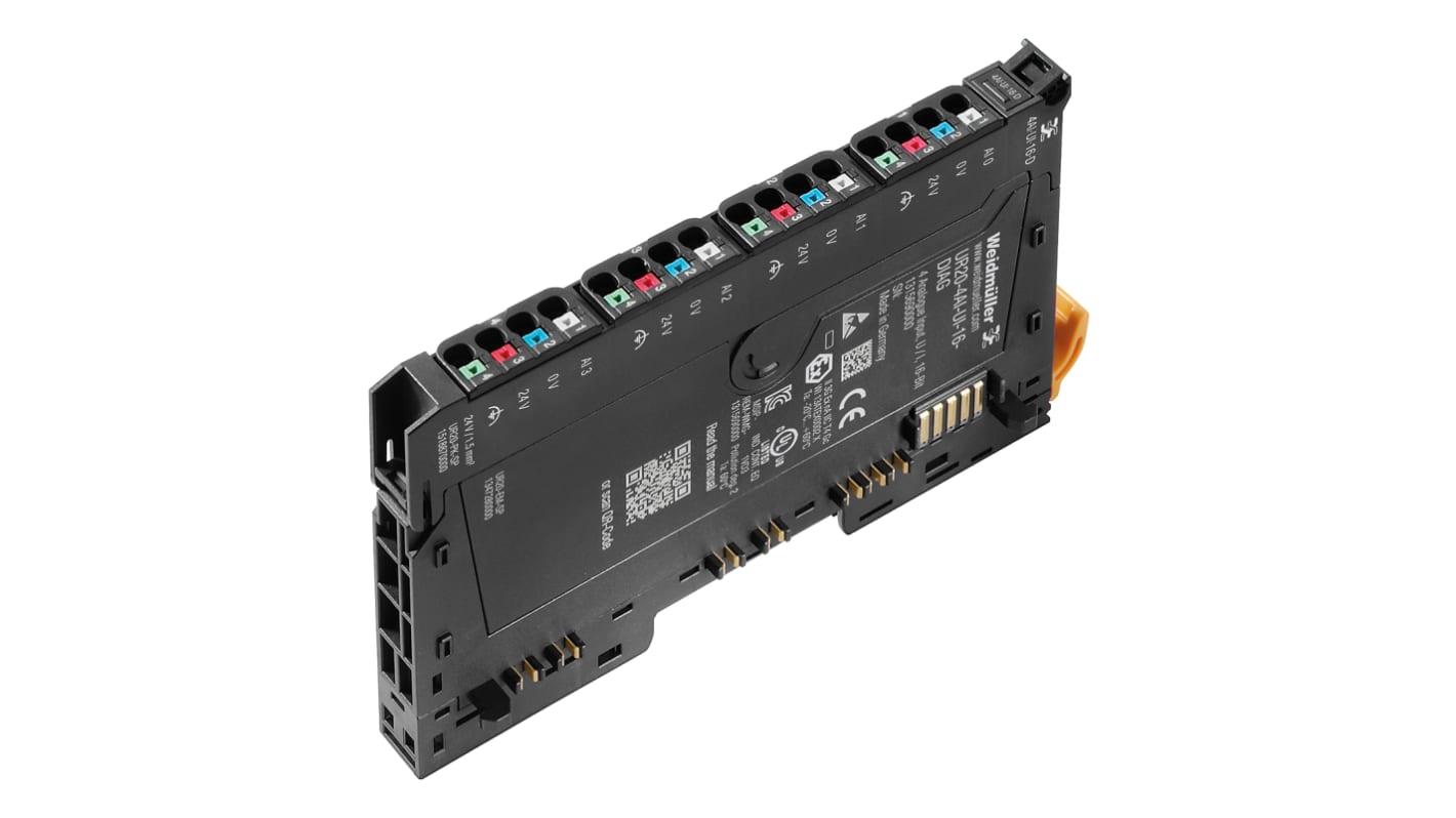 Weidmuller Bulletin 2080 Series Remote I/O Module, Analogue Voltage, 24 V dc