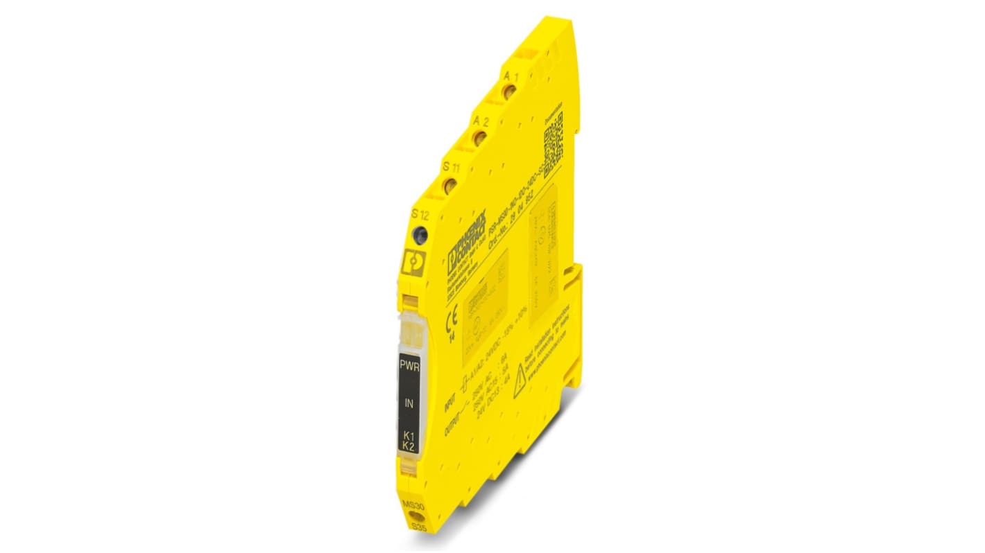 Phoenix Contact PSRmini PSR-MS30-1NO-24DC-SC Emergency Stop Safety Relay, 24V dc, Dual-Channel, 1 Safety Contacts