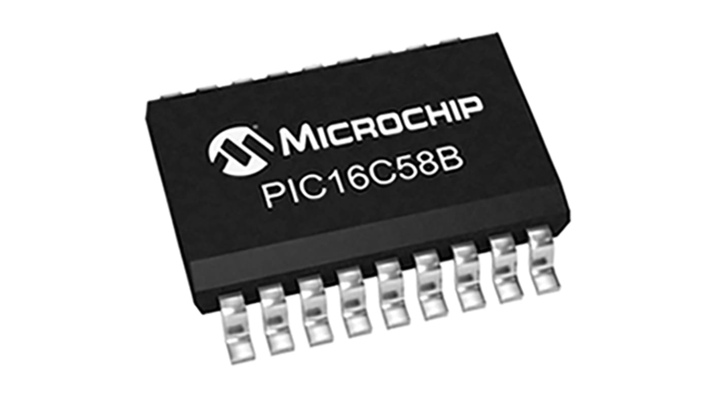 Microchip PIC16C58B-04/SO, 8bit PIC Microcontroller, PIC16C, 40MHz, 3 kB OTP, 18-Pin SOIC