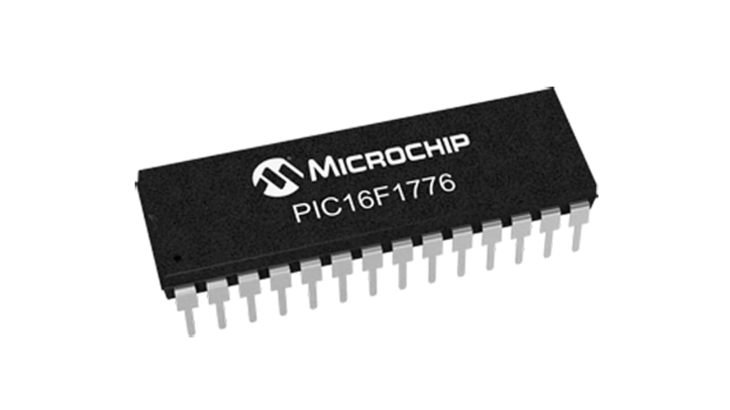 Microchip マイコン, PIC, 32MHz, 14 kB, フラッシュ, 28-Pin SPDIP