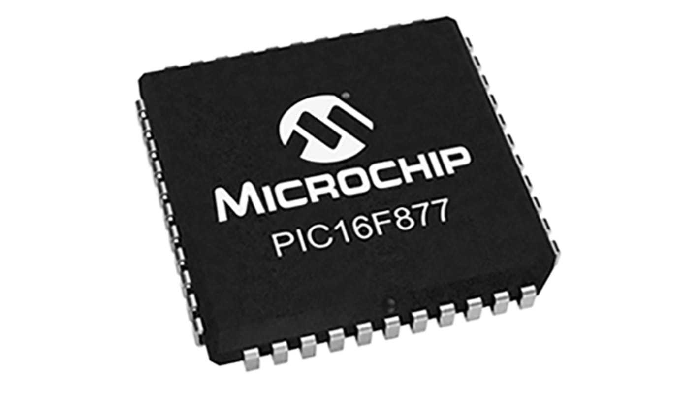 Microchip マイコン, PIC, 20MHz, 14 kB, フラッシュ, 44-Pin PLCC