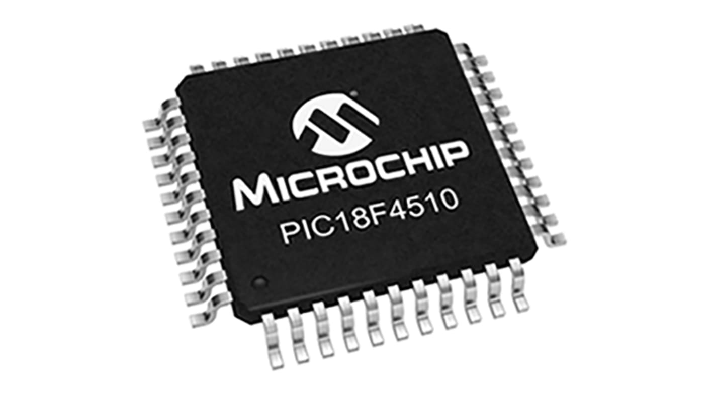 Microcontrôleur, 8bit, 1,536 ko RAM, 32 Ko, 40MHz, TQFP 44, série PIC18F