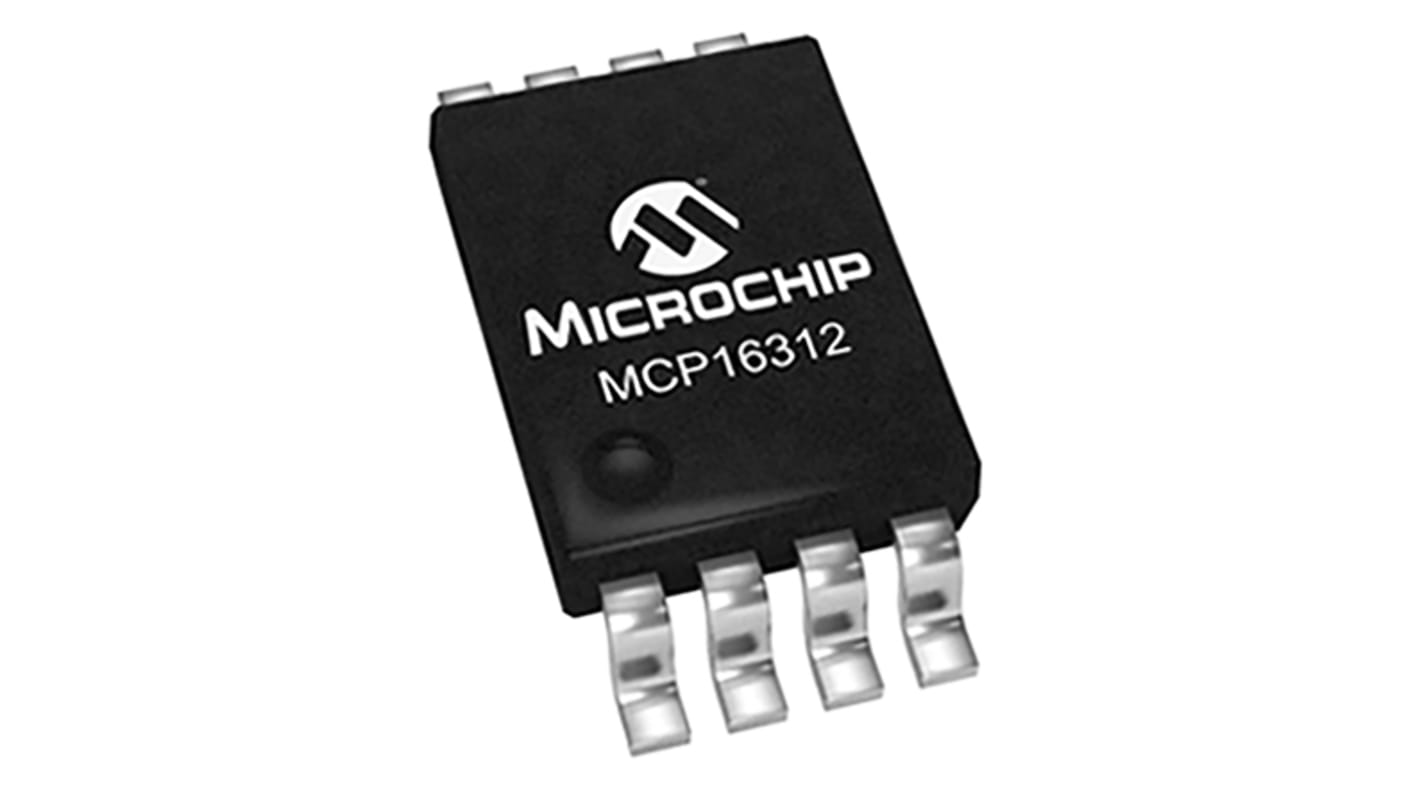 Spínací regulátor snižovací MCP16312-E/MS 1A nastavitelný 575 kHz 2 V až 24 V, počet kolíků: 8, MSOP